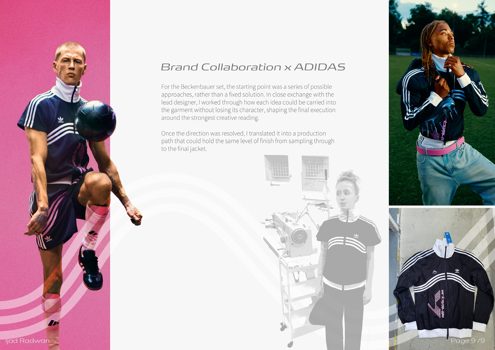 adidas collaboration from creative direction to production.